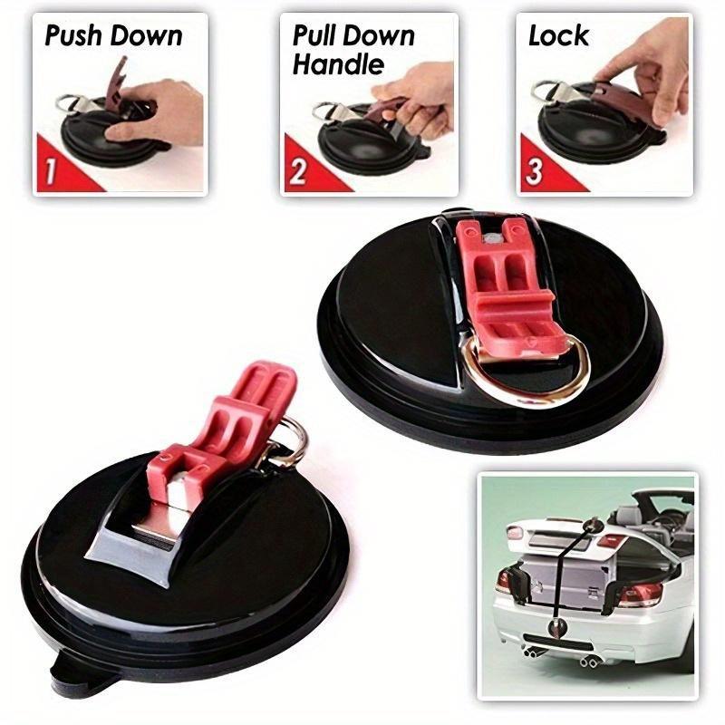 1pc PVC Outdoor Camping Canopy Suction Cup Set with Strong S Hook, Multifunctional Car Window Suction Cup for Rear Curtain Fixation