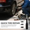 100PCS Tire Screw Plug Repair Kit,Self-Service Tire Repair Kit Includes 3 Sizes Of Screw In Tires Plugs & Screwdriver For Quick Repairs,Professional