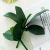 Soft Rubber Phalaenopsis Cymbidium Leaves for Handmade Floral Arrangements, Potted Scenery, and Home Decor