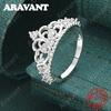 Copper Crown-Shaped Zirconia Ring - A Unique And Versatile Gift For Women, Perfect For Events