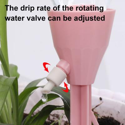 1/3/6Pcs Self Watering Spike Automatic Drip Irrigation System Adjustable Water Speed Plant Water Dispenser