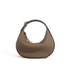 Stylish and Simple Niche Design Half-moon Bag New First-layer Cowhide Shoulder Bag Texture Portable Messenger Bag Bag Women