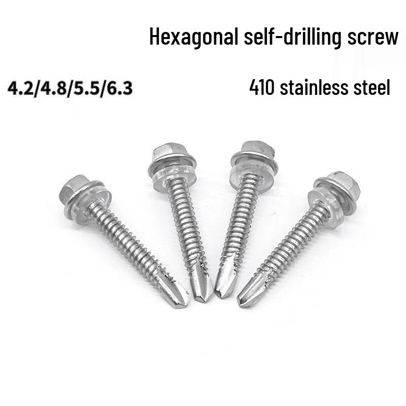 Songyun 304 Stainless Steel Hex Self-Drilling Screws