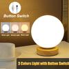 Rechargeable USB LED Table Lamp RGB Color Changing LED Night Light Bedside Lamp for Home Office Bedroom Living Room Light