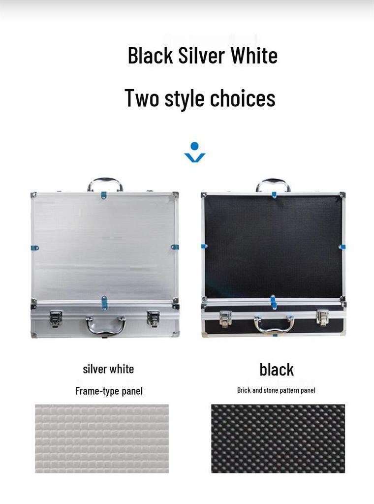 KTV Stage Portable Aluminum Carrying Case for Wireless Handheld Microphones - Shockproof & Drop-proof Protection