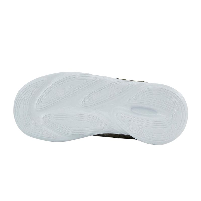 Adidas Originals Ozelia EL C Comfortable Fashion Slip-Resistant Breathable Low-Top Casual Shoes Kids Sneakers Green JH7822