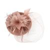 Retro Sinamay Headband Fascinator Wedding Ascot Hat Hatinator Birdcage Veil