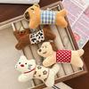 Cute Puppy Plush Keychain Ornament - Cartoon Figure Decoration for Bags or Gifts