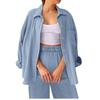 Two Piece Suit Women Summer Muslin Shirt And Trousers Clothes Two Piece Beachwear Suit Two Piece Suit Women