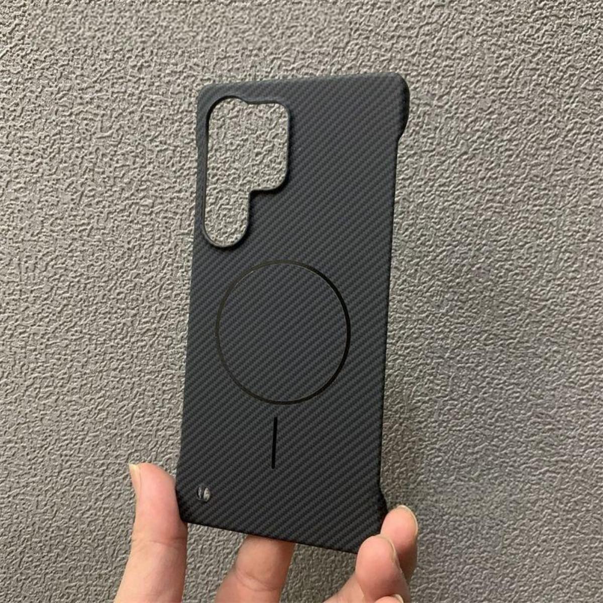 

Безрамковий PC з Кевлару та Вуглецевого Волокна Для Magsafe Магнітний Чохол Для Samsung S26 S25 S24 S23 Ultra Plus Бездротова Зарядка Чохол для Телефона Galaxy S26 Ultra