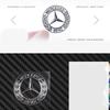 Hot 2025 For AMG W124 2025 W204 Hot Hot Car for Mercedes benz AMG 1pcs Metal Car Styling Car Badge Sticker For Mercedes Benz W21
