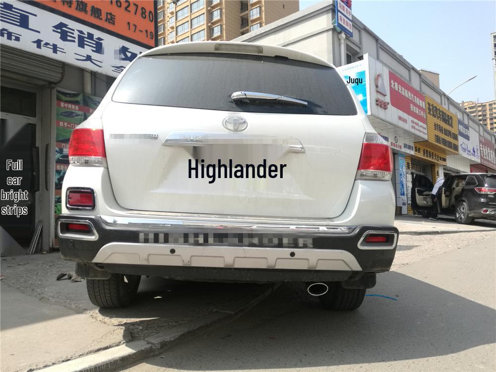 09-14 Highlander Rear Wiper Trim Modification - Toyota Highlander Bright Wiper Strip