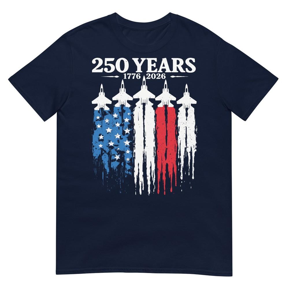 250 Anniversary Usa 4th Of July Patriotic 250 Years American Tshirt S