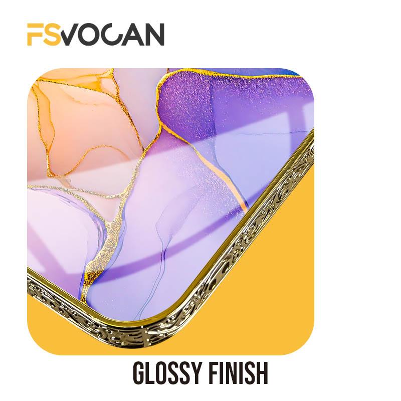 Exquisite Marble Patterned Phone Case For iPhone 17 16 15 14 13 12 11 18 Pro Max with Vivid Hues and Gold Accents for Luxe Style
