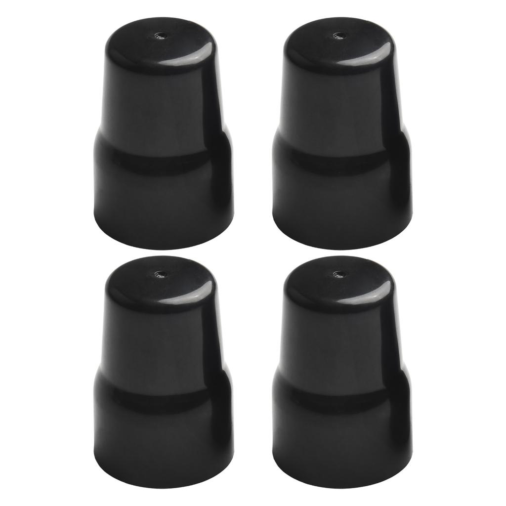 2/4pcs Radiator Valve Cap Black Plastic Radiator Cap Household Radiator Valves Replacement Accessories 25x36x20mm