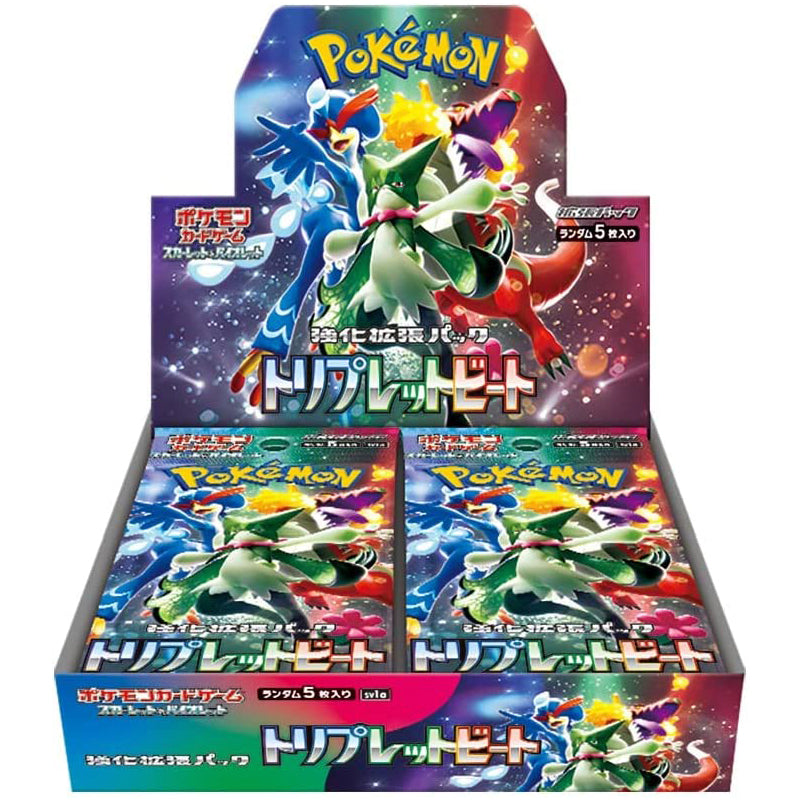

Карточная игра Pokemon Sword & Shield Booster Box Triplet Beat SV1a, японский язык
