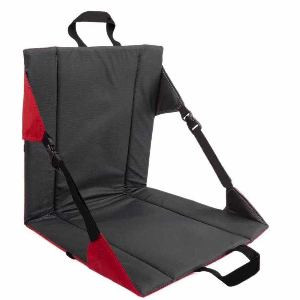 Almofada de Assento para Cadeira Dobrável de Exterior – Espessada -Almofada Suja com Encosto, Acessório Portátil para Cadeira de Camping