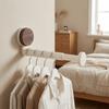 Suction Cup Multi-functional Storage Rack Retractable Telescopic Clothes Rack  Home Use