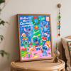 Disney oil painting painting art handmade painting kit handmade stitch christmas tree home decoration birthday gift
