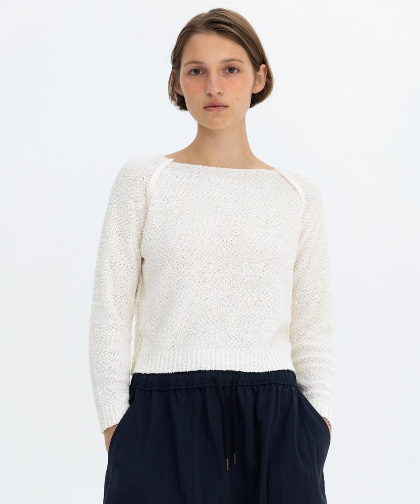 BENSIMON Boucle Knit Pull Over - Ivory