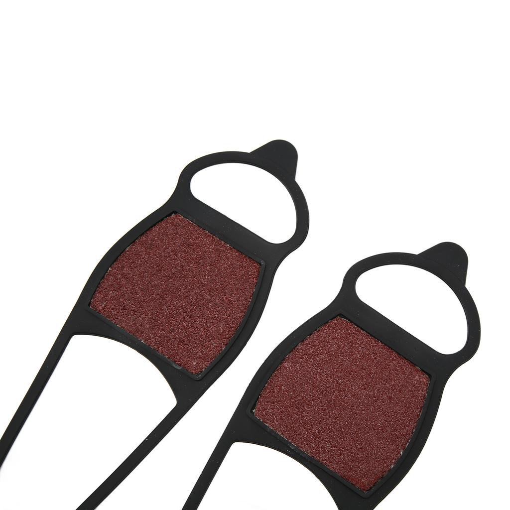 1 para Zimowe buty antypoślizgowe na lód i śnieg z gruboziarnistym piaskiem, raki trakcyjne, nakładki na buty