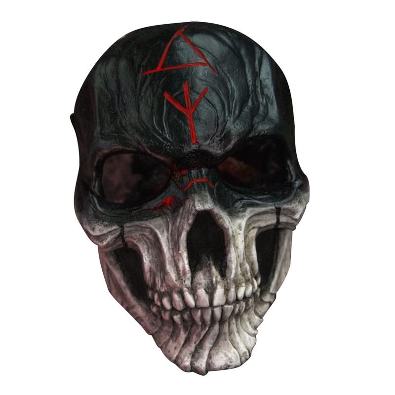 Halloween Scary Skull Head Mask Cosplay Party Horrible Bloody Masks Carnival Adult Horror Costume Head Cover Latex Mask