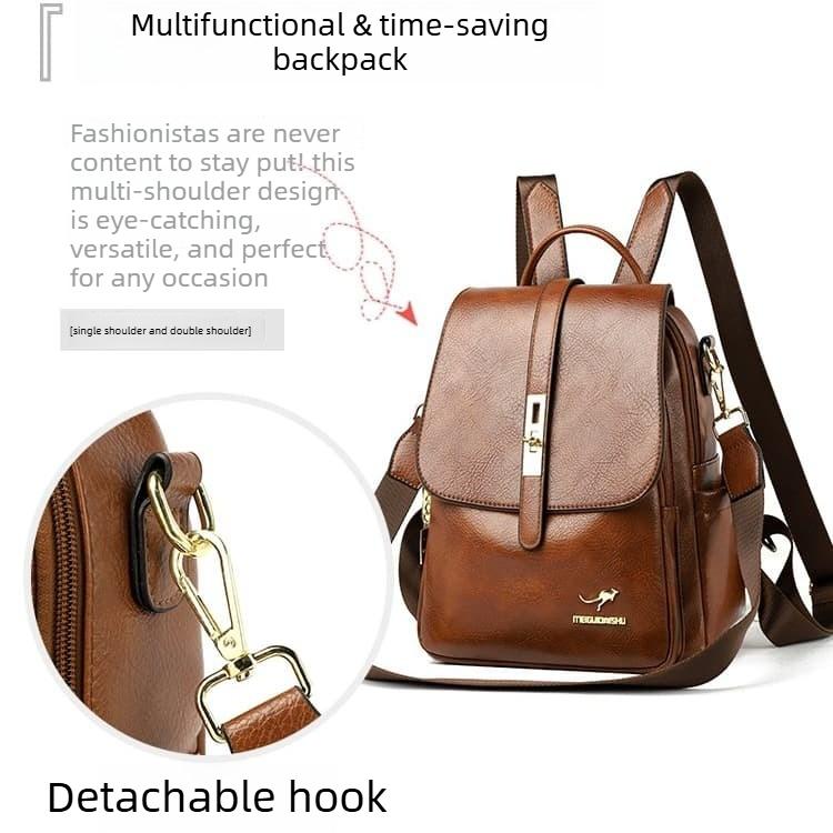 Stylish and Simple Women's Large-capacity Backpack