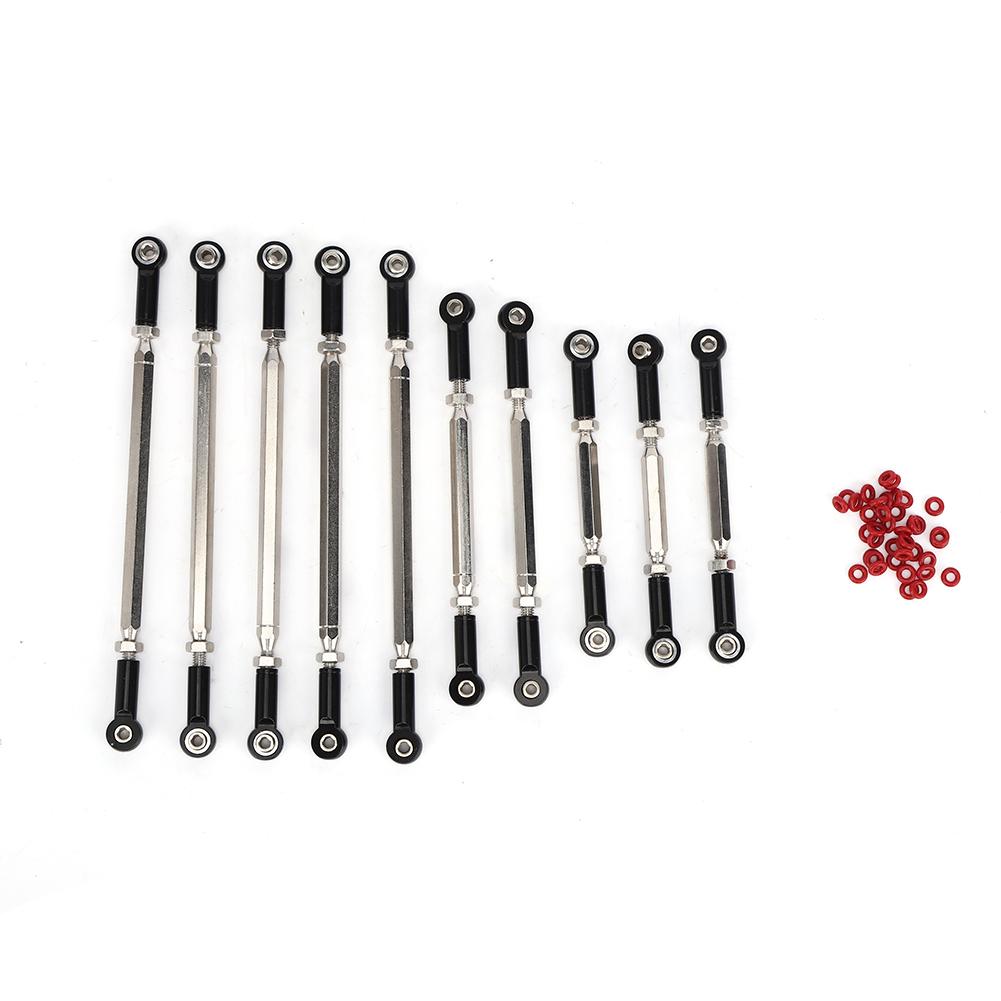 Professional Steering Link Set RC Spare Parts for Traxxas Trx 4 RC CrawlerBlack 8245BL