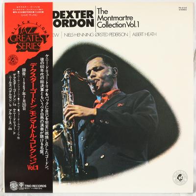 LP Record DEXTER GORDON  Montmartre Collection Vol. 1 PA6105 BLACK LION 1980 Japan Jazz Used