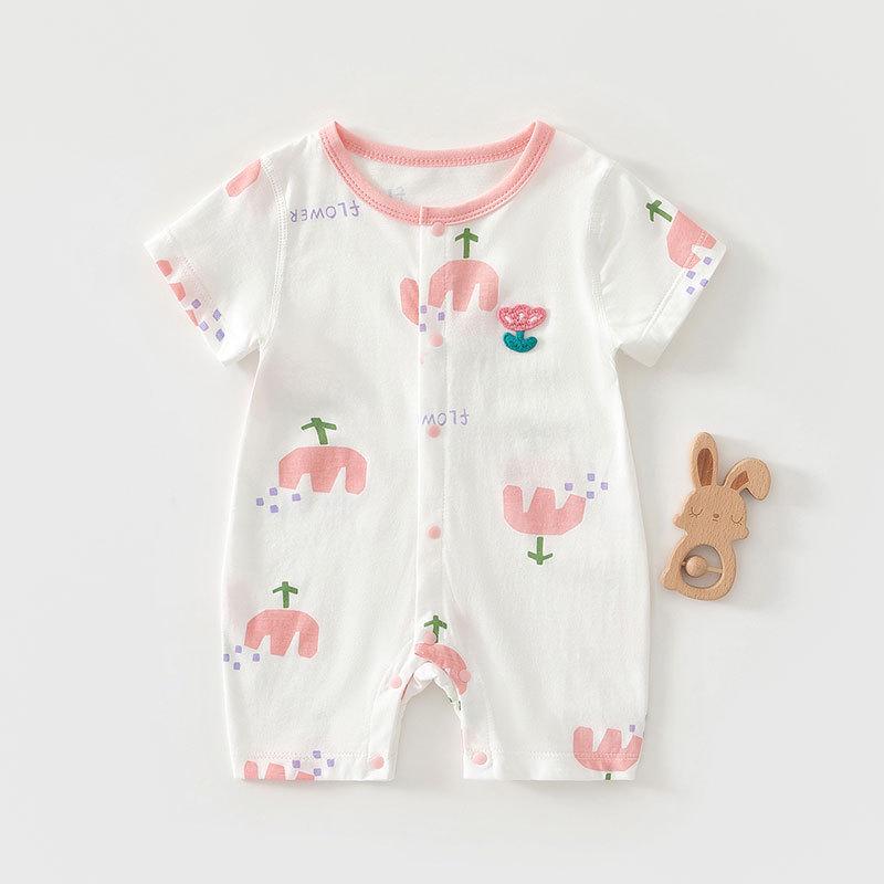 Dünner Stil Sommer Baby Strampler Kurzarm Body für Neugeborene