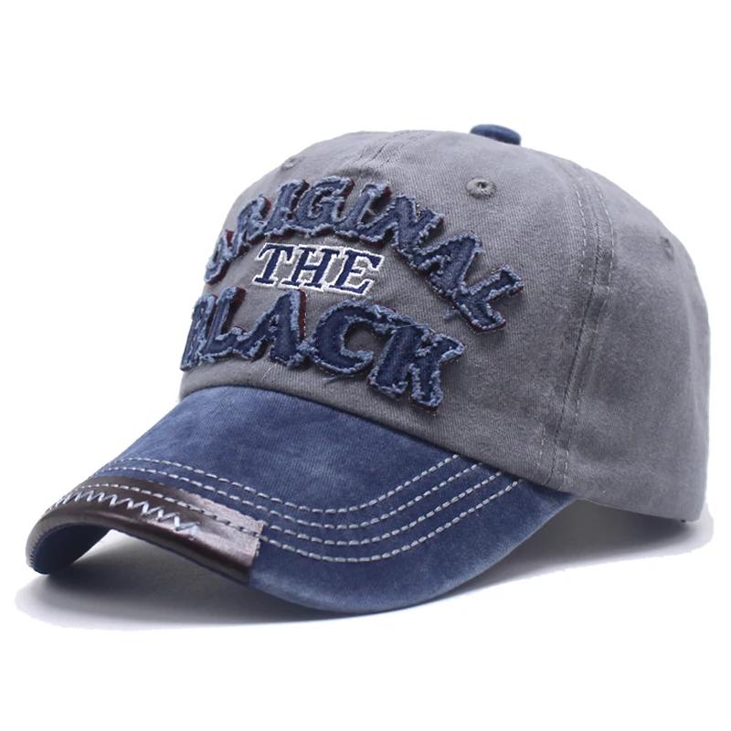 Unisex Vintage Baseball Cap Cotton Hats For Men Women Black Letter Embroidery Cap Outdoor Sports Cap Dropshipping