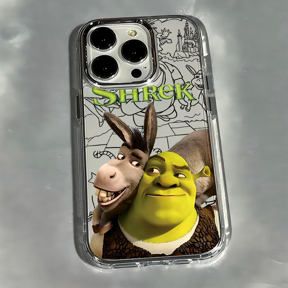 Cartoon Funny Movie Shreks Phone Case for Samsung Galaxy S25 S24 S23 S22 S21 S20 Note20 FE Ultra Edge Plus 4G 5G Transparent