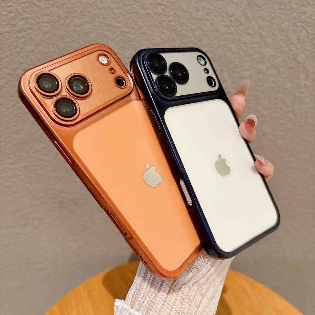 Matte Frosted TPU Stoßfeste Vollumrandung Hülle für iPhone 17 16 15 14Pro Max 17 Pro Air Weiche Kamera Schutzhülle Ultradünne Hülle