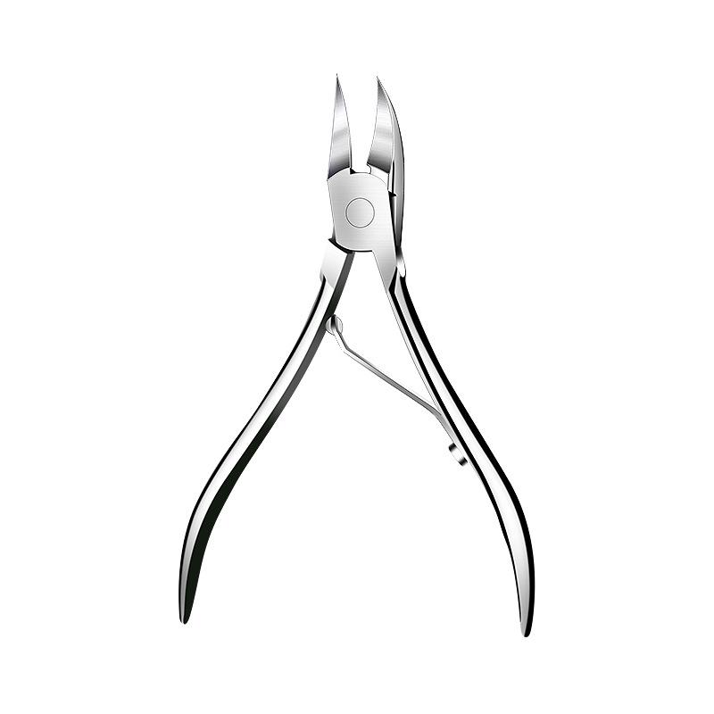 

Косые щипцы Hawkbill из нержавеющей стали для педикюра: Кусачки для вросших ногтей, ножницы для удаления омертвевшей кожи и канавок под ногтем 8717 Large Ingrown Nail Clippers