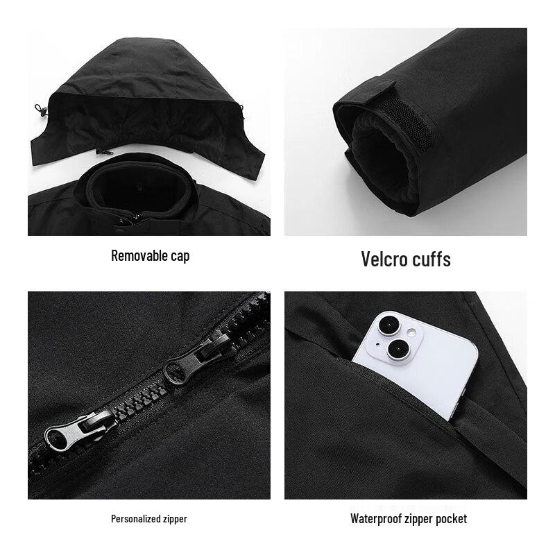 EASTERN CAMEL Par 3-i-1 Utomhusjacka