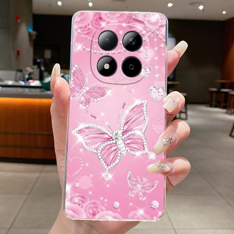 For Xiaomi Redmi Note 15 Pro Plus Case Luxury Flower Cover Soft TPU Phone Case For Redmi Note 15 Note15 Pro + 5G Fundas Bumper