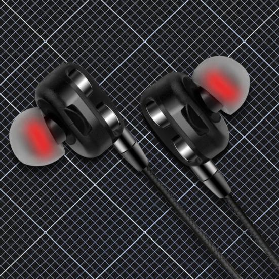 Sluchátka A4 Čistý zvuk Ergonomický design Do uší Duální pohyblivá cívka Kabelová sportovní sluchátka do uší