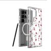 Magnetic Snowflake Transparent Full Coverage Case for iPhone 15/16/17 Pro Max