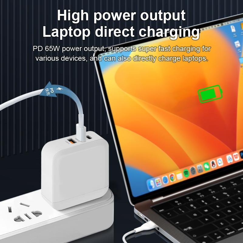 High Quality 65w Wall Charger Super Fast Charge Usb Type C Quick Charging for Samsung Galaxy Note 20 Ultra Note 10 S21