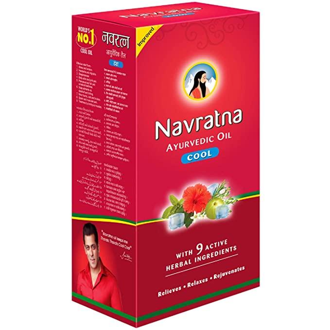 

Navratna Ayurvedic Cool Oil | Сила 9 аюрведических трав | Снимает головную боль, усталость, бессонницу и напряжение, 300 мл 600ml