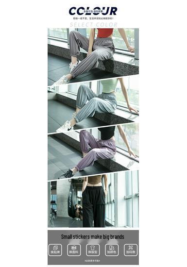 Women's Yoga Pants with Pockets - Quick Dry, Cuffed, Drapey Lantern Design