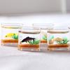 Dollhouse Miniature Glass Fish Tank Ornaments Simulation Aquarium  Model Home Decor Toy Doll House Accessories
