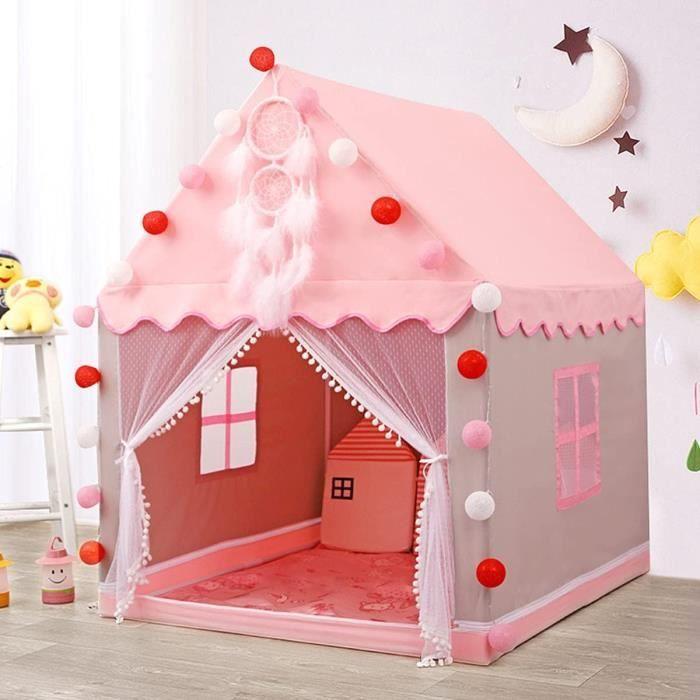 Tenda da gioco - CIVG - Tipi Bambino - Rosa - 1,3×1×1,2m - Montaggio facile
