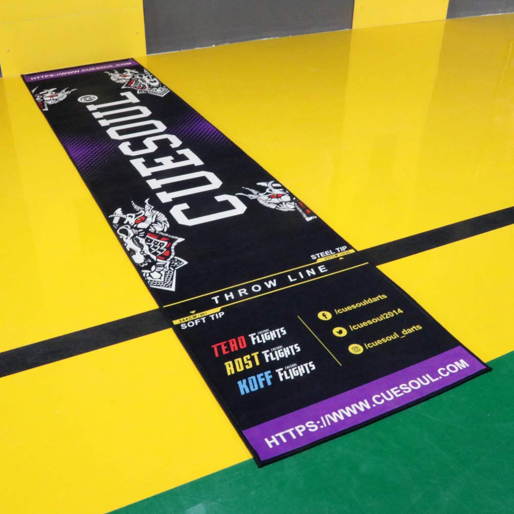 CUESOUL Original Throw Mat Darts Mat (Official Soft & Steel Tip Throw Line) (CSDA-BD-5)