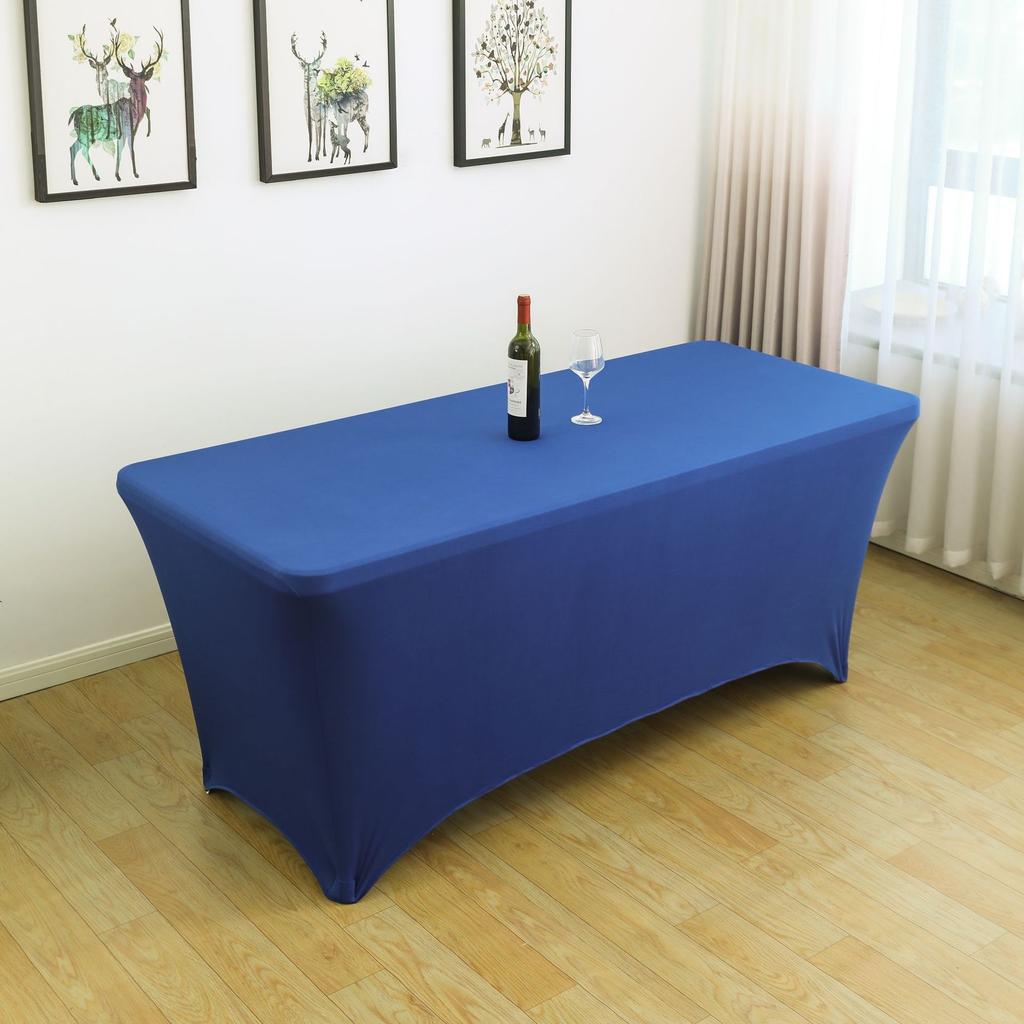Elastic tablecloth cocktail bar for conference wedding outdoor wedding decoration table skirt tulle table skirt party birthday