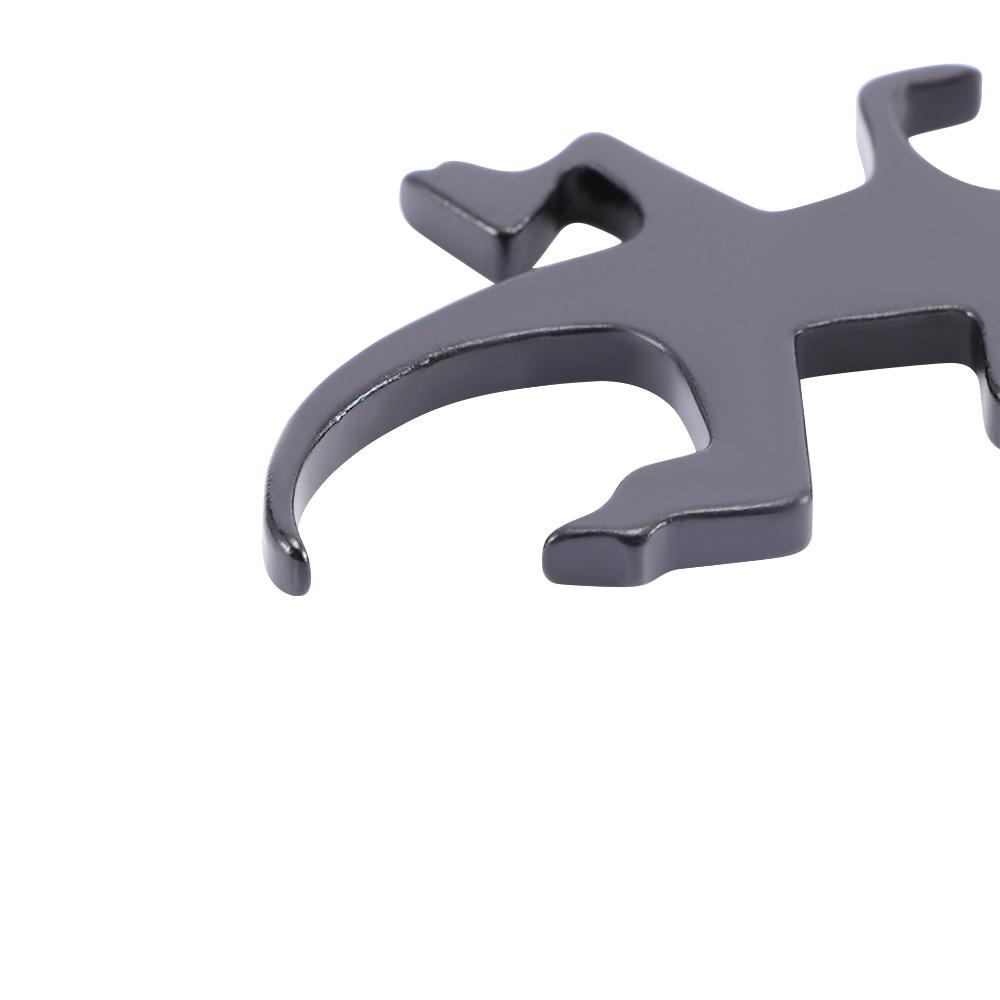 Creative Multifunction Alloy Beer Lizard Shape Aluminum Bottle Opener Keys Ring Corkscrew Openers