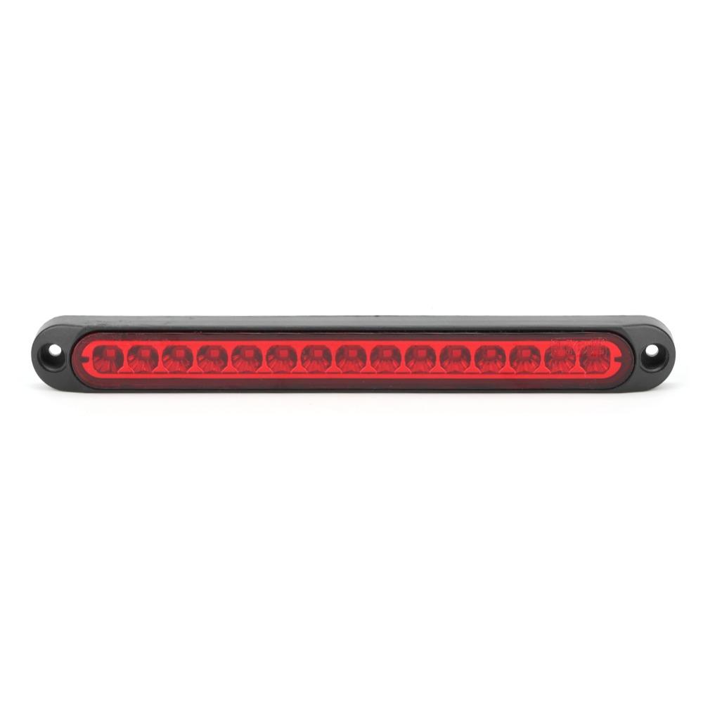 Red Lens Trailer Tail Light 15 LEDs Rear Truck Light Durable High Brake Lamp  for Trucks
