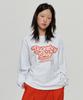 PAPERBOY Only Raglan Oversized Long Sleeve - White & Navy