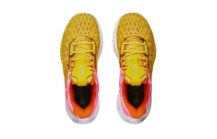 SESAME STREET x Under Armour Curry 9 Low top Performance Basketball Shoes Lemon 3024249-702