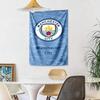 Decor perete Manchester City Tapiserie Artă Pentru Memorial Animale de Companie Petrecere de Ziua de Naștere Nuntă Fundal Cadou de Familie